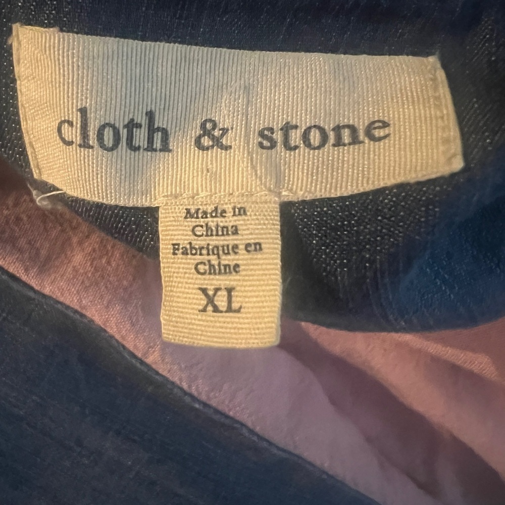 Cloth & Stone cloth blue cable knit coat - Picture 12 of 12